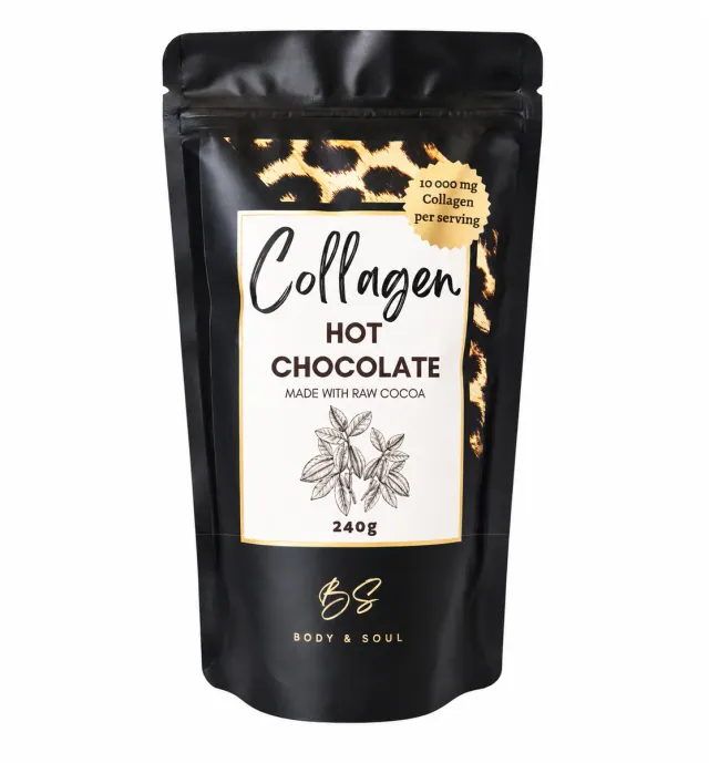 Body and Soul Collagen Hot Chocolate — 240g Pouch