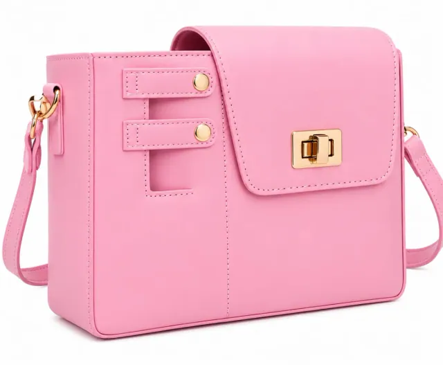 Women's Lightweight Bag with Built-In Water Bottle Holder