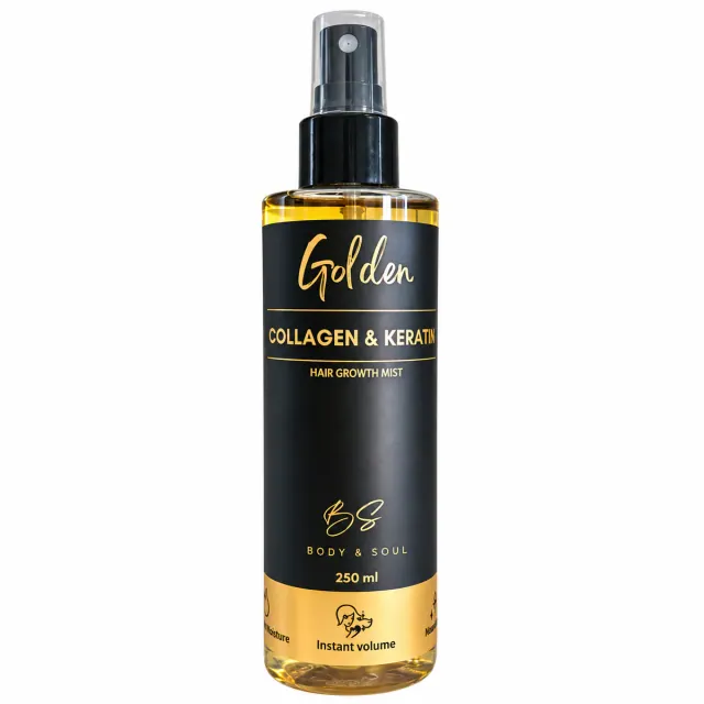 Body & Soul Golden Collagen & Keratin Hair Growth Mist — 250ml
