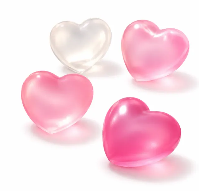 Sun Color-Changing Heart Stress Ball — 4 Piece Set