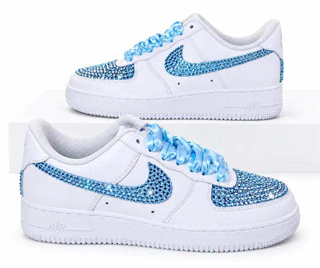 Ice Blue Bling Air Force 1